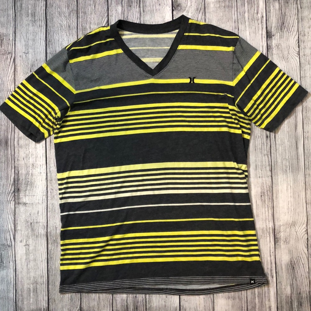 Hurley striped tee XL
